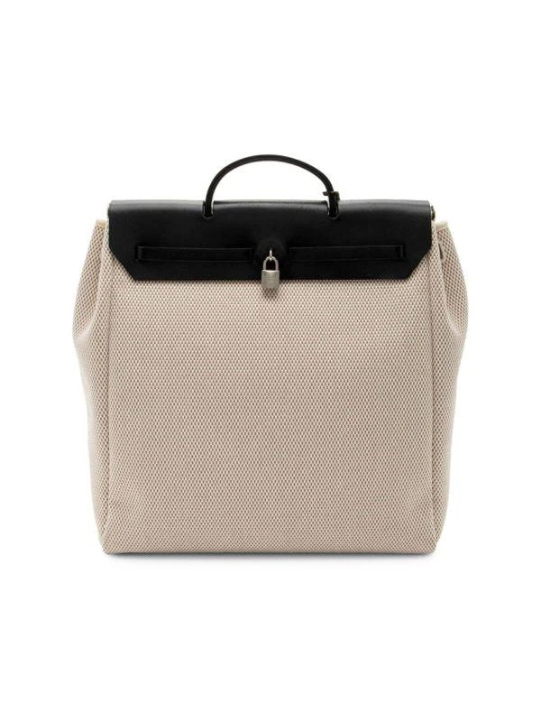 Hermes Toile Cabas Herbag 40 Satchel 2