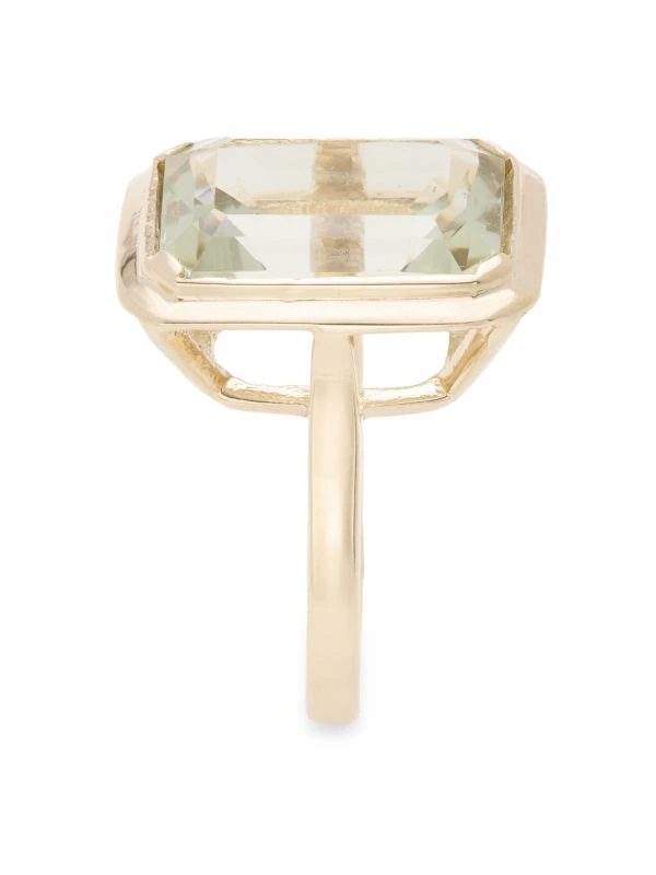 Effy 14K Yellow Gold & Green Amethyst Ring 4