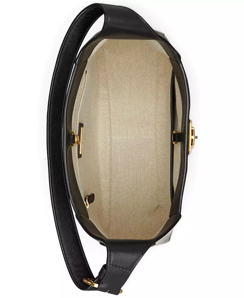 Ralph Lauren Leather Large Tanner Shoulder Bag 6