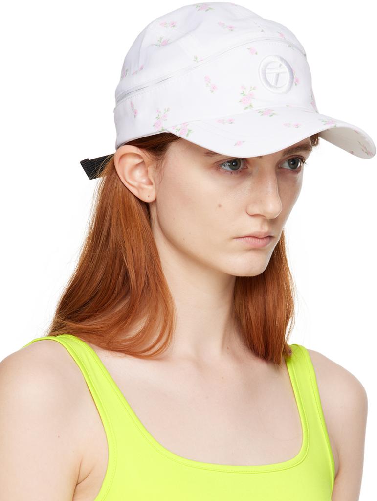 TheOpen Product White Convertible Flower Visor Cap
