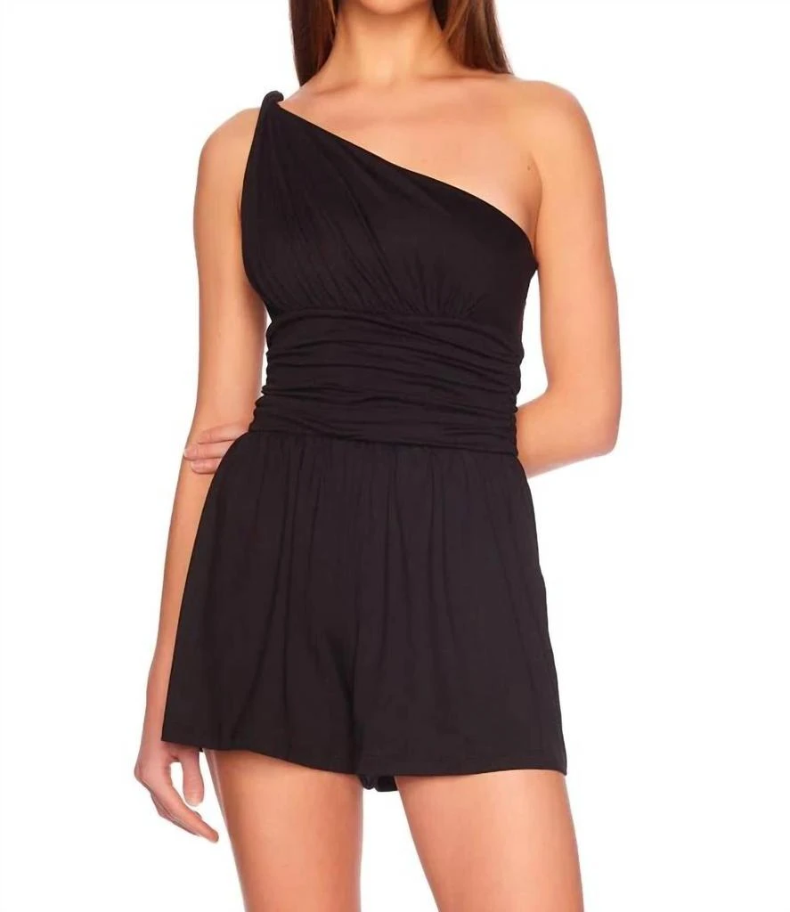 Susana Monaco Susana Monaco - Twist One-shoulder Romper 1