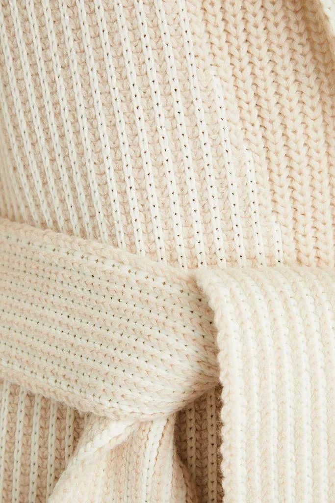 JOSEPH Striped merino wool-blend coat 4