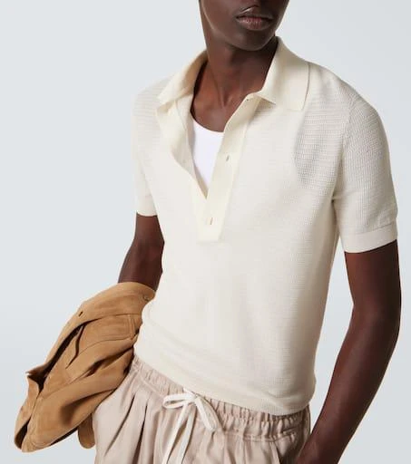 Tom Ford Cotton and silk polo shirt 5