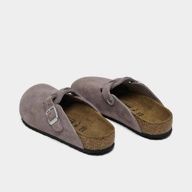 Birkenstock Girls' Little Kids' Birkenstock Boston Suede Leather Clog Shoes 4