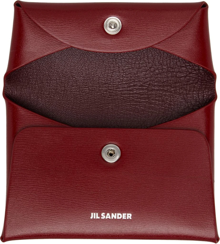 Jil Sander Red Envelope Coin Pouch 3
