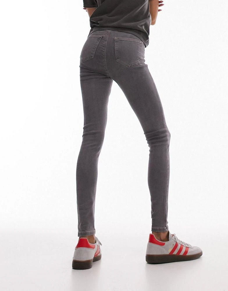 Topshop Topshop high rise Joni jeans in grey 3