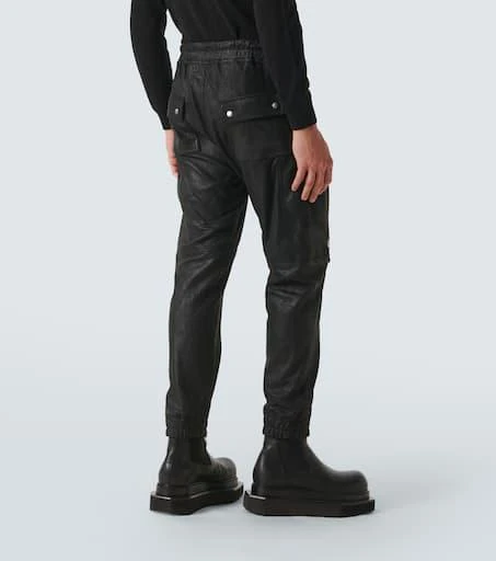 Rick Owens Leather cargo pants 4