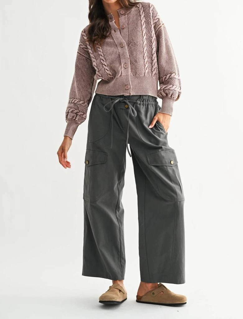 Camellia Camellia - Wide-leg Cargo Utility Trousers 2