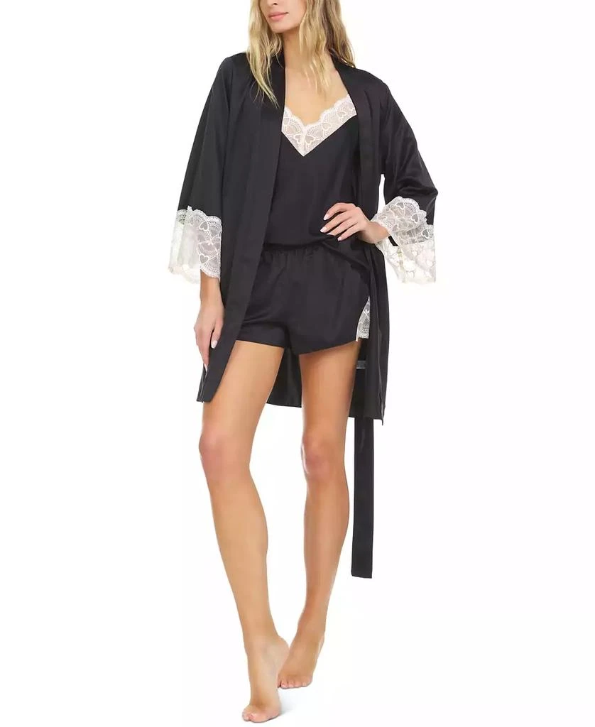 Flora Nikrooz Kit Heart Lace Cami & Tap Shorts Pajama Set 3