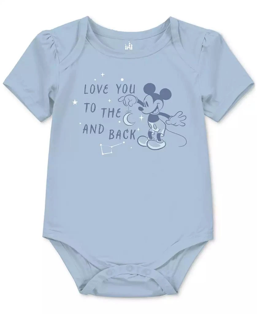 Disney Baby Mickey Mouse Short-Sleeve Bodysuits, 3 Pack 4