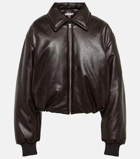 Acne Studios Padded coated jersey bomber jacket 1