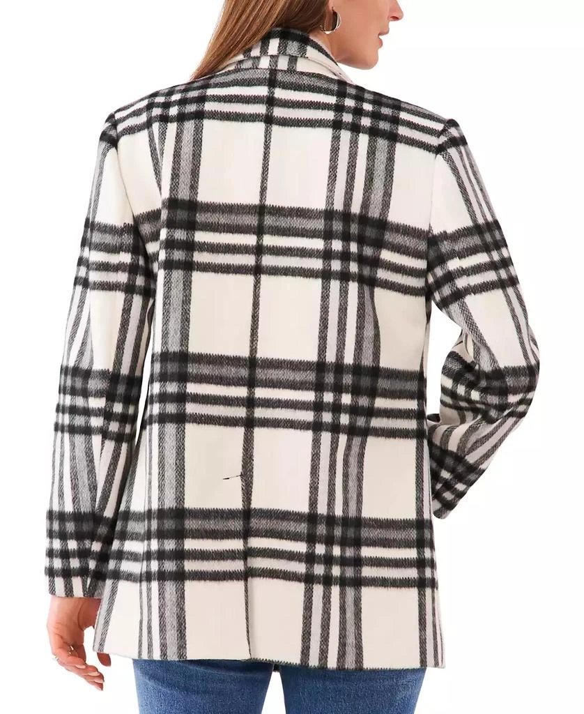 Vince Camuto Women's Plaid Double-Breasted Blazer 2