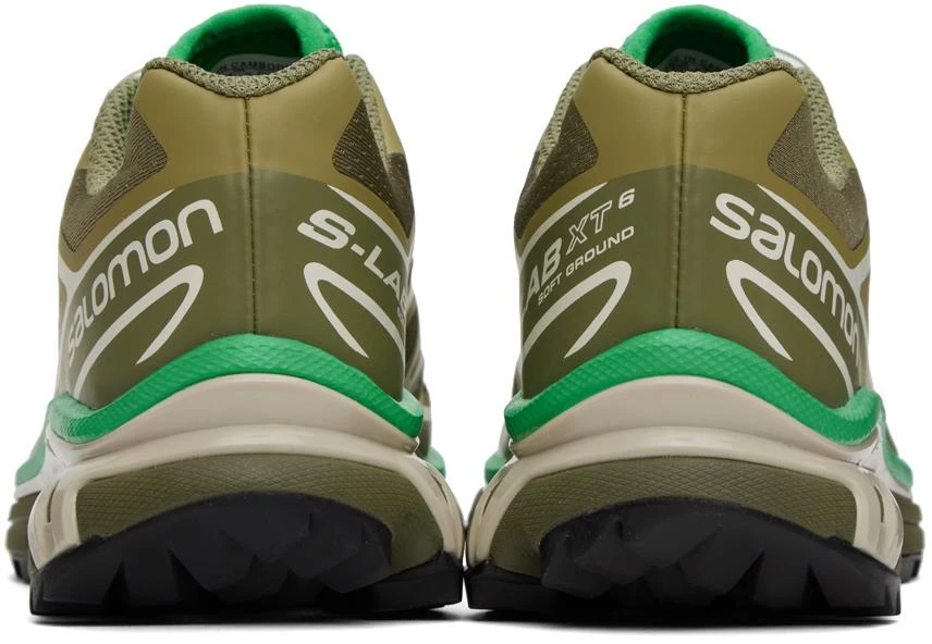 Salomon Khaki XT-6 Sneakers 2