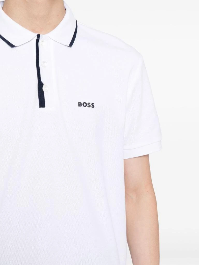 Hugo Boss Men's Paddy 2 NCSA Stretch Polo Shirt, White 2