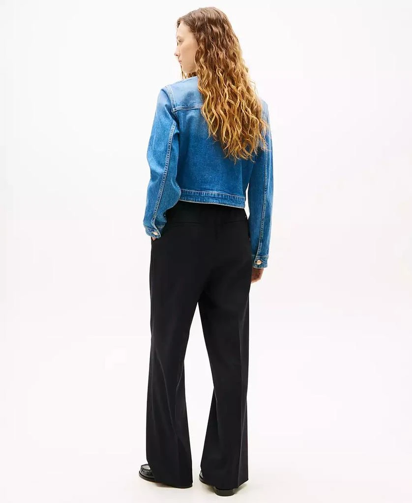 Tommy Hilfiger Women
s Denim Mid Blue Pocket Lady Jacket 4