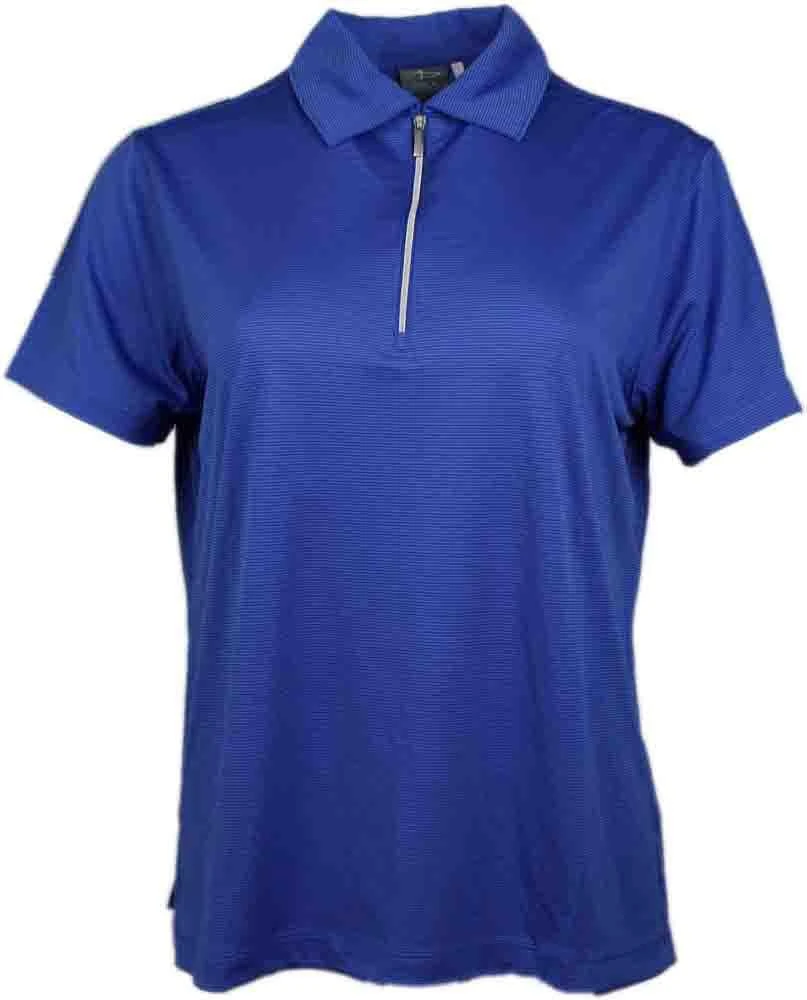 Page & Tuttle Two-Tone Stripe Short Sleeve Polo Shirt 1