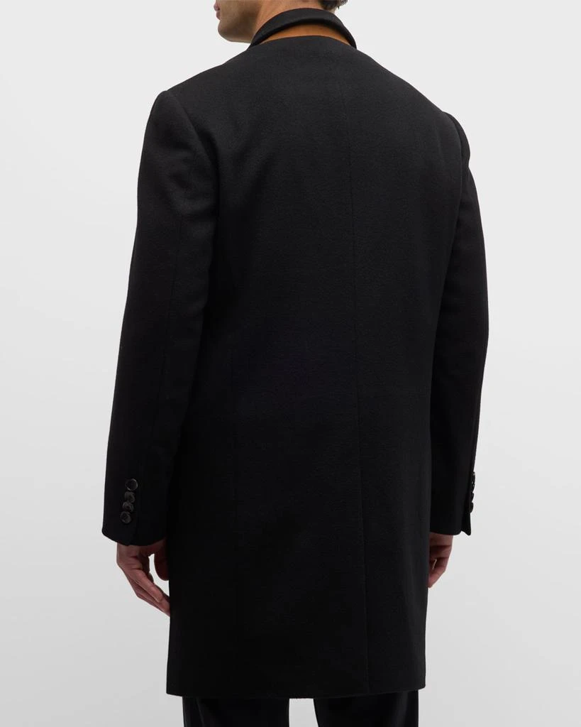 Cardinal of Canada Men's Sutton Peak-Lapel Wool Topcoat 3