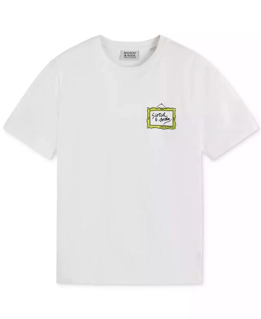 Scotch 
Soda Men
s Short Sleeve Screen Print Logo Graphic T-Shirt 5