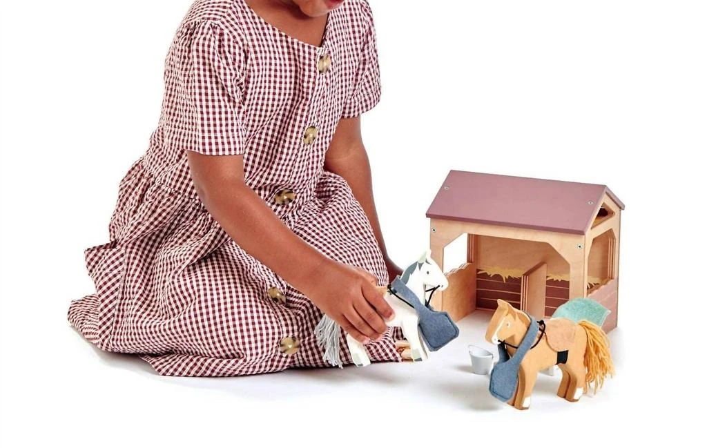 Tender Leaf Toys Tender Leaf Toys - Kid
s Stable Set 3