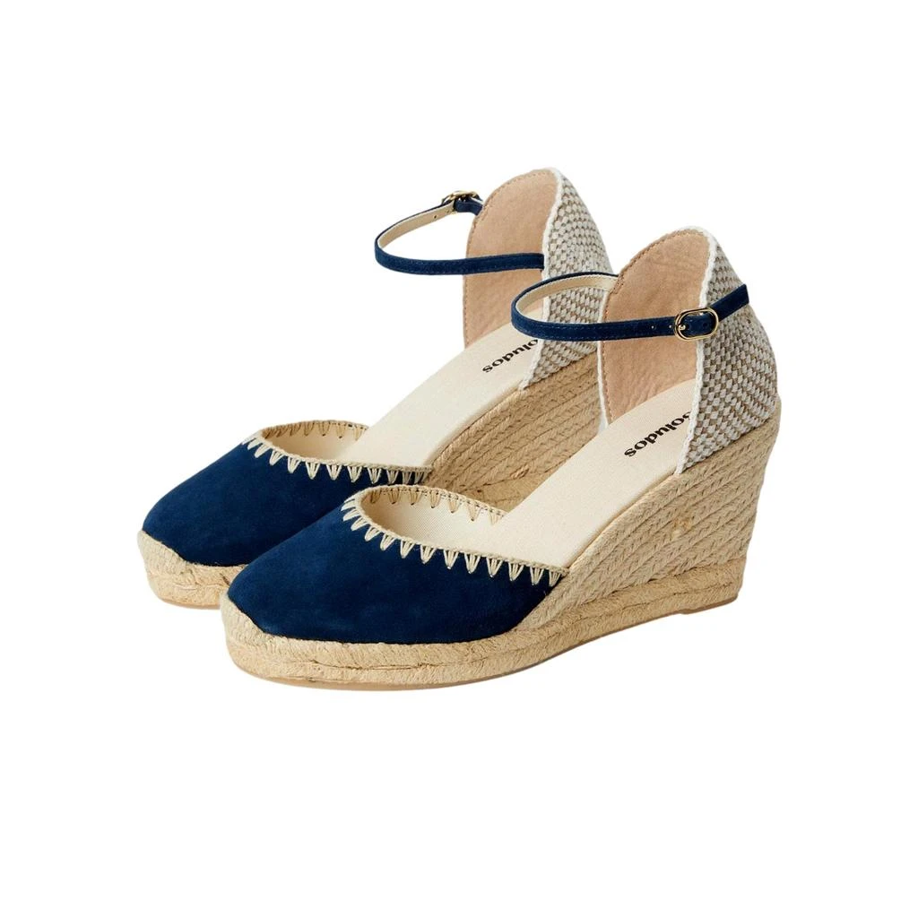 Soludos Marseille Wedge Espadrille Armada Blue  W01MW046NA Women's 4