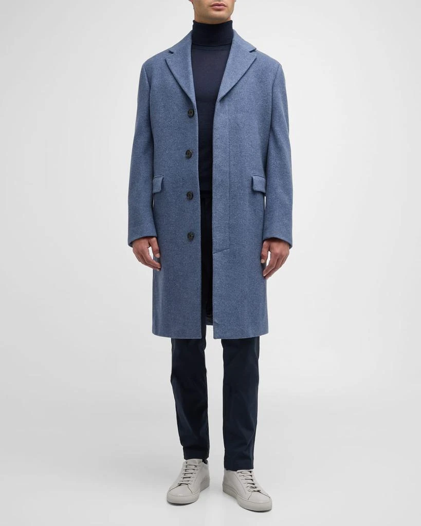 Cardinal of Canada Men's Mercer Classic Wool-Blend Topcoat 3