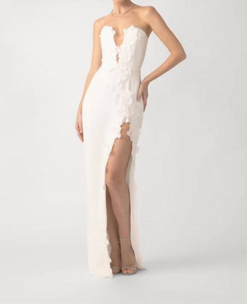 SAU LEE Sau Lee - Florence Strapless Maxi Dress