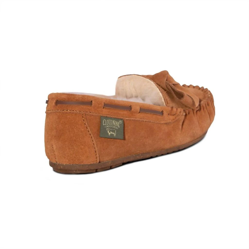 Cloud Nine Cloud Nine - Women's Scarlet Sheepskin Moc 3