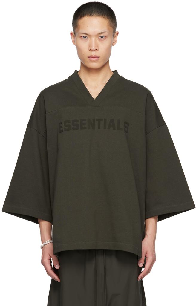 Fear of God ESSENTIALS Gray Football T-Shirt