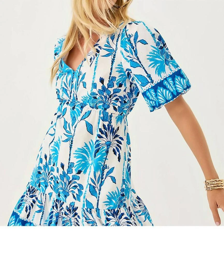 Lilly Pulitzer - Kentlee Mini Dress  On Sale Now with Up to 27% Off |  Discover Exclusive Deals & Savings at BeyondStyle  Authentic Lilly Pulitzer  women > dresses > mini|3292517225|blue|clothing|cotton|dresses |mini|patterned|women