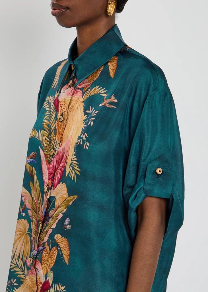 Zimmermann Ascension Relaxed printed silk shirt 5