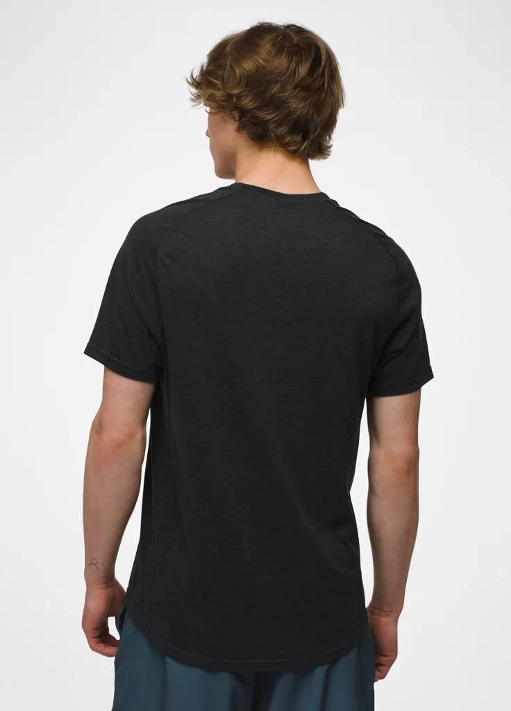 Prana Mens prAna Mission Trails Short Sleeve Tee - Black Heather 2