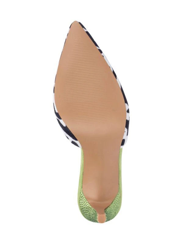Torgeis Piper Zebra-Print Heel Mules 6