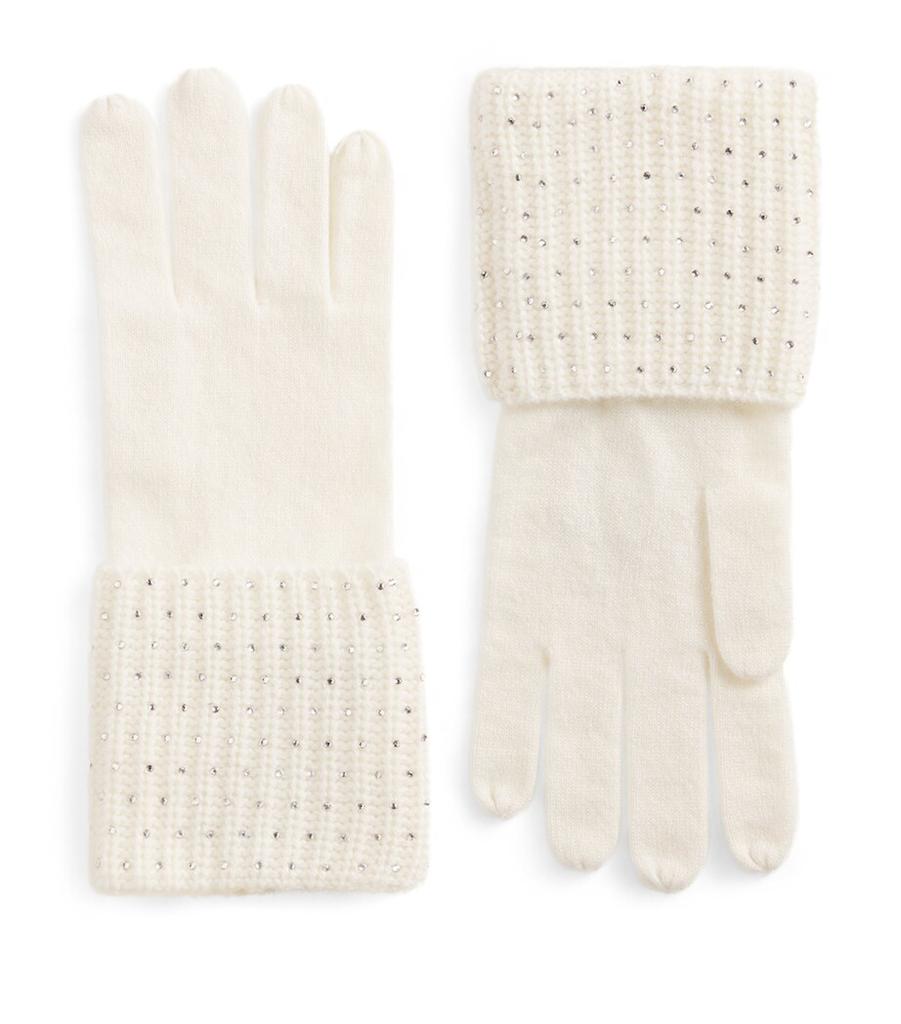 William Sharp Crystal-Embellished Maeve Gloves