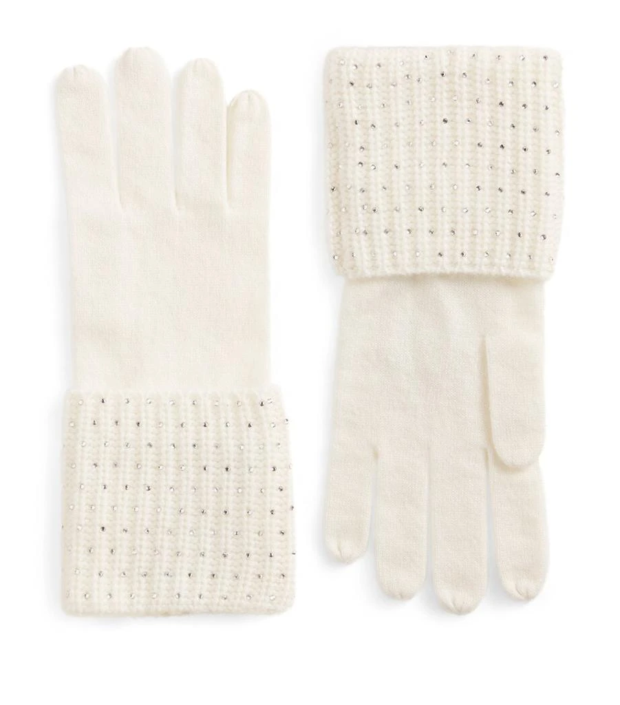 William Sharp Crystal-Embellished Maeve Gloves 1