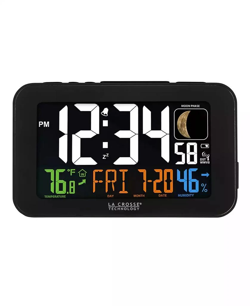 La Crosse Technology Color LED Alarm Clock with USB Charging Port