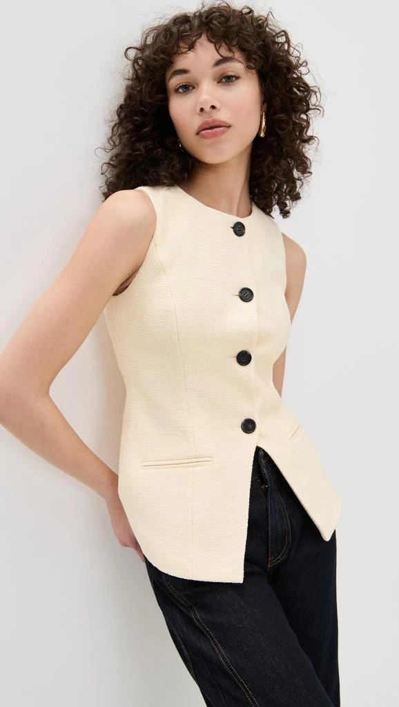 ALIGNE Leo Boucle Waistcoat 1