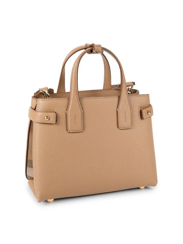 burberry pebbled leather tote