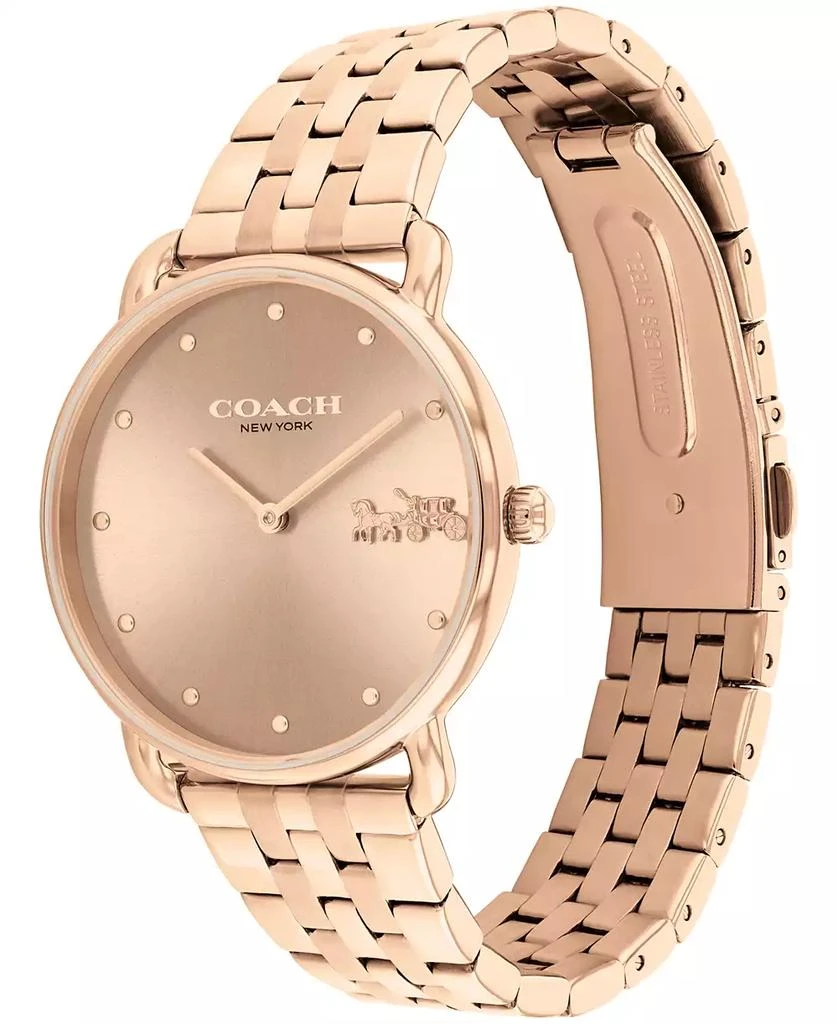 Coach Women's Elliot Rose Gold-Tone Stainless Steel Bracelet Watch 36mm 2