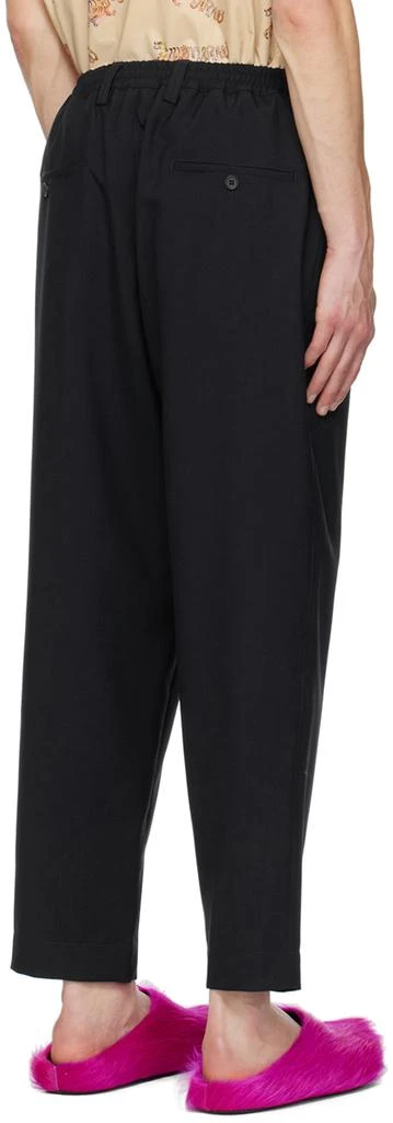 Marni Navy Cropped Drawstring Trousers 3