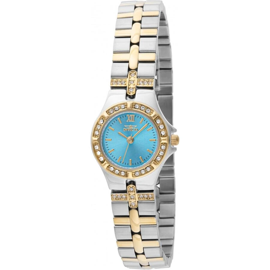 Invicta Wildflower Quartz Crystal Turquoise Dial Ladies Watch 45873 1