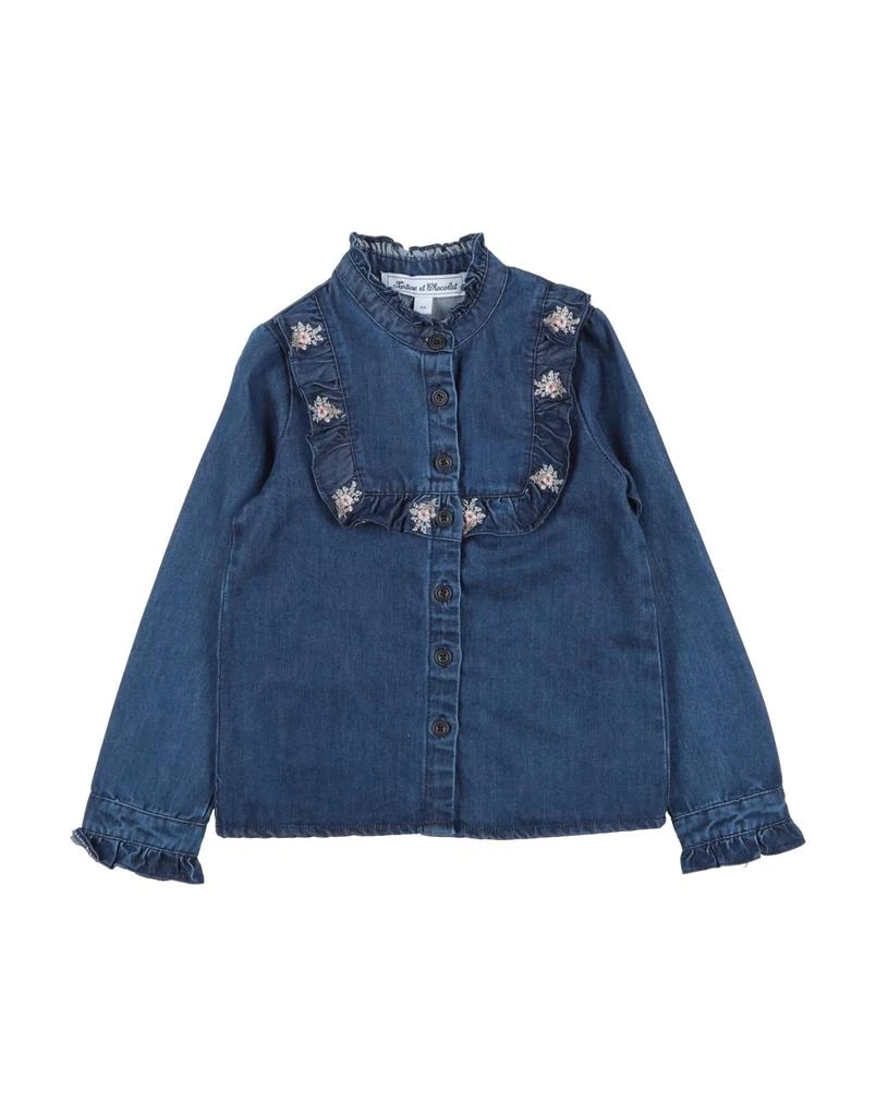 TARTINE ET CHOCOLAT Denim shirt 1