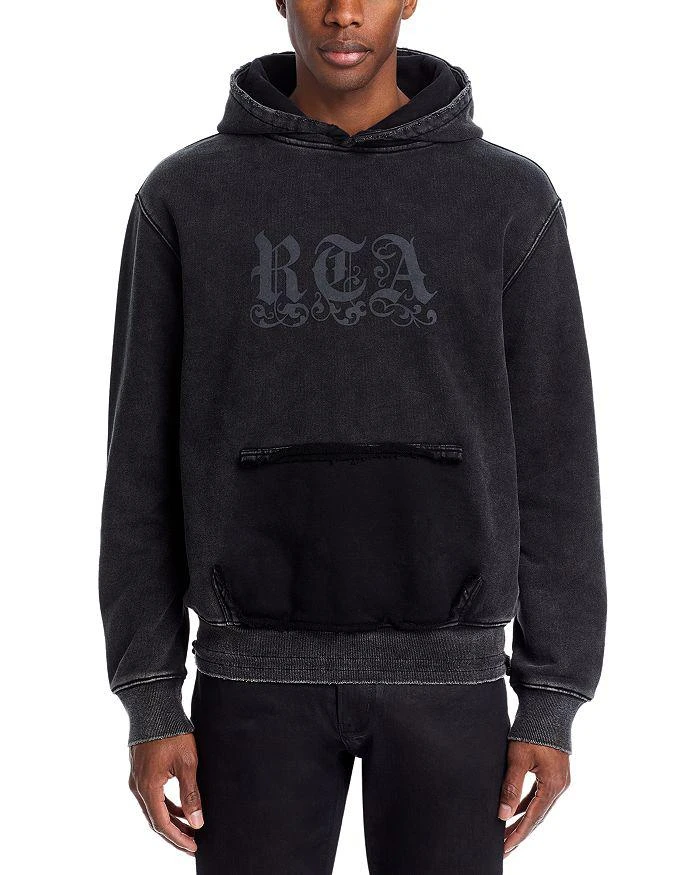 RTA Relaxed Fit Jordan Black Purgatory Hoodie 3