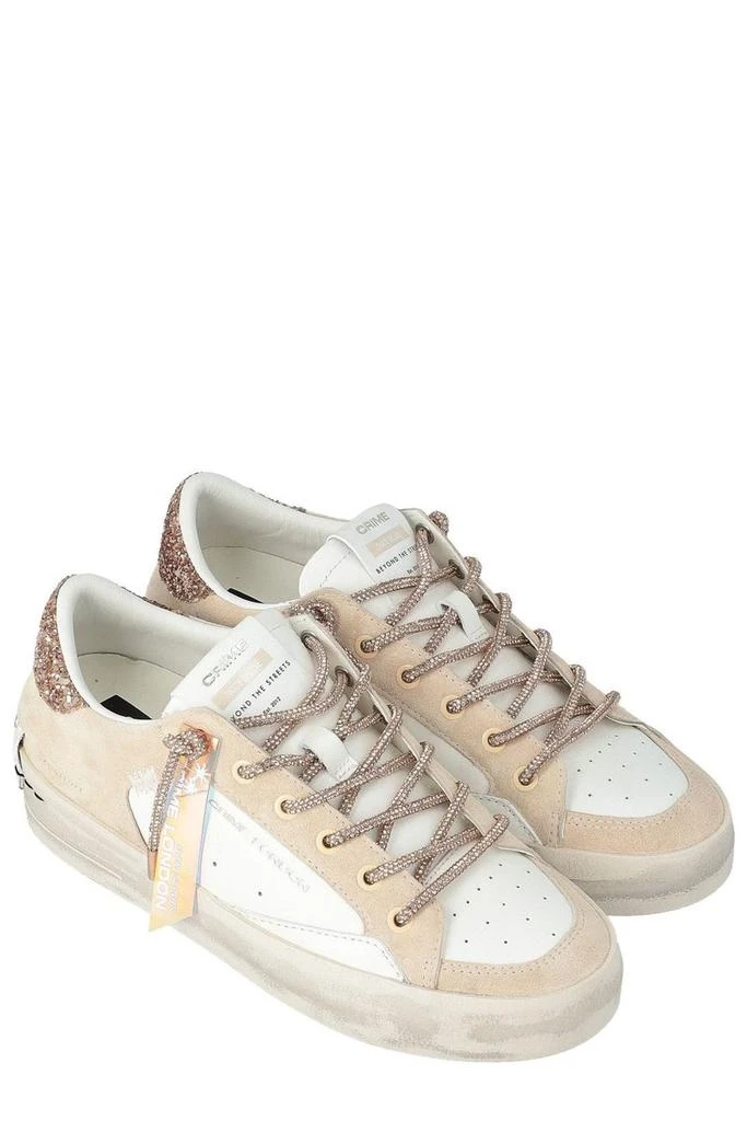 Crime London Crime London Sk8 Deluxe Wedge Lace-Up Sneakers 4