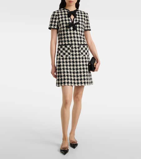 Valentino Rockstud Bow patent leather slingback flats 3