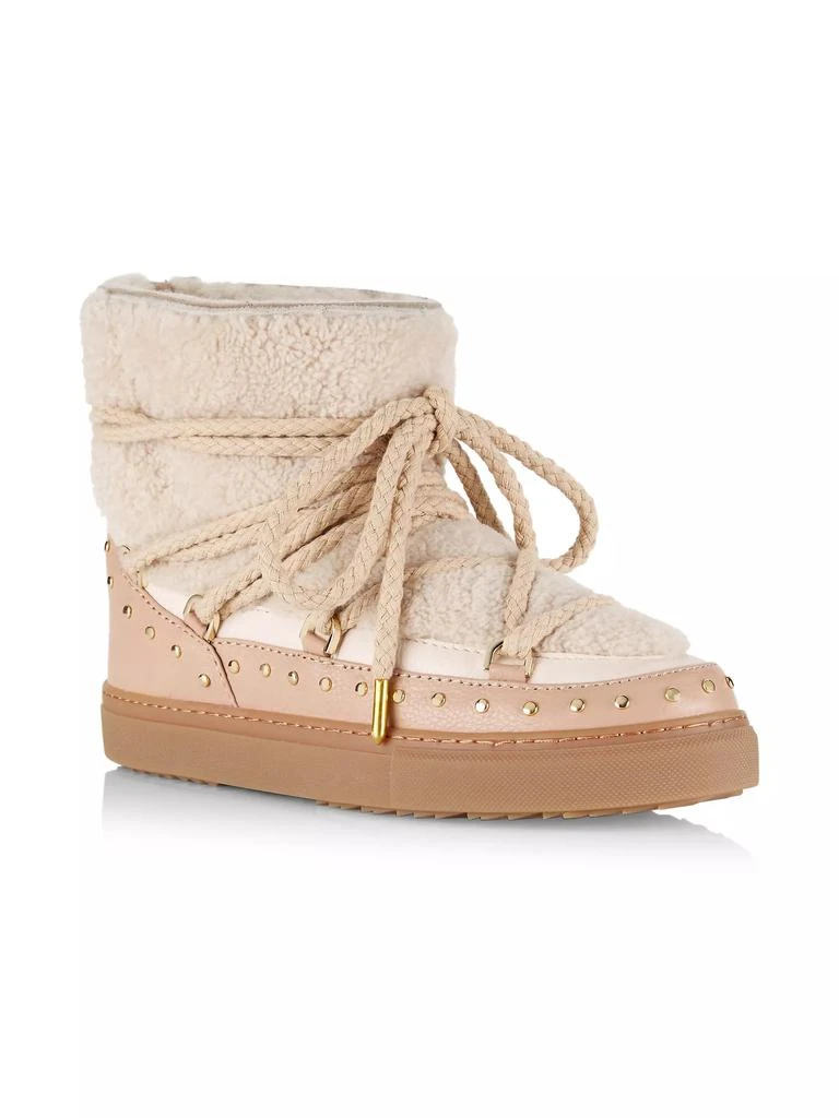 Inuikii Curly Rock Leather & Shearling Sneakers 2