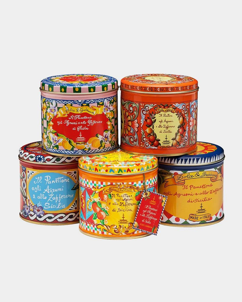 Fiasconaro x Dolce Gabbana Yellow Saffron Panettone, 500G Free