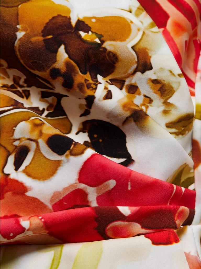 Chiara Boni Triana Gathered Floral Midi Dress 7