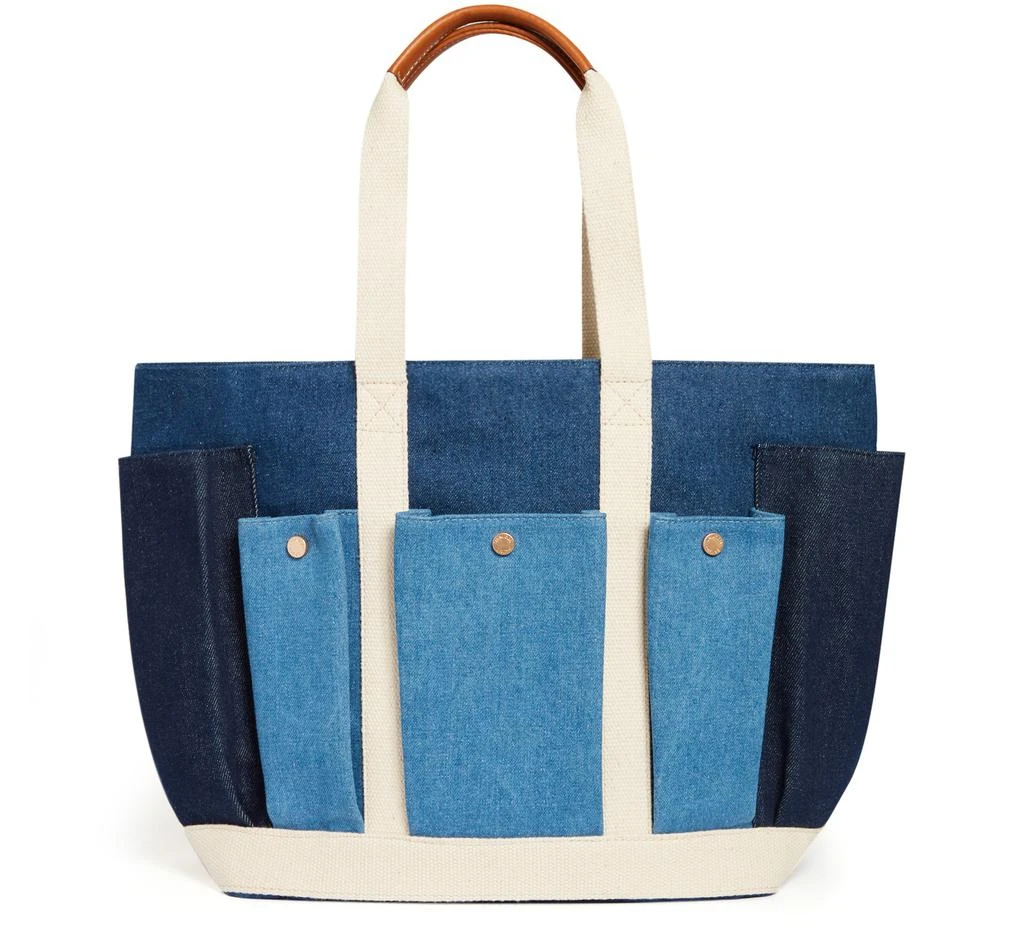 VANESSA BRUNO Multi-pocket L cabas tote bag 1