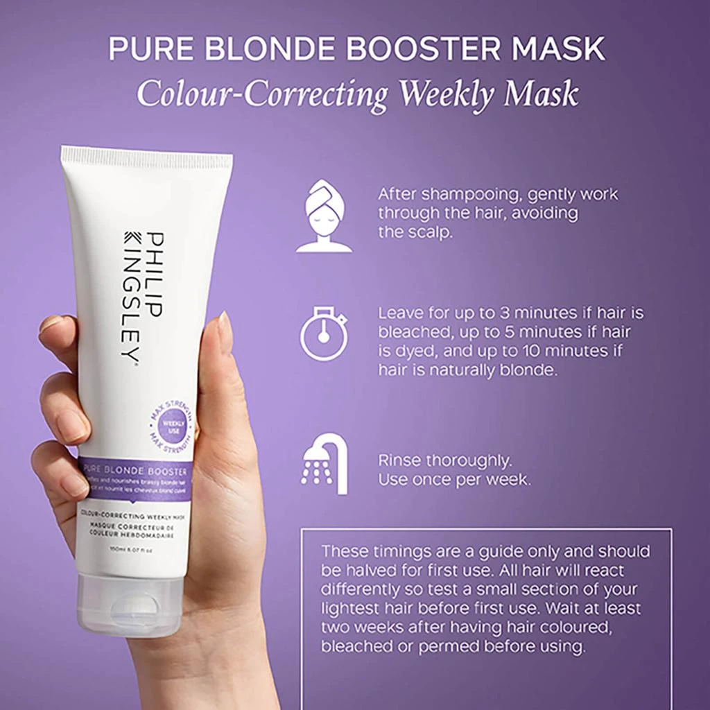 Philip Kingsley Philip Kingsley Pure Blonde Booster ColourCorrecting Weekly Mask 5