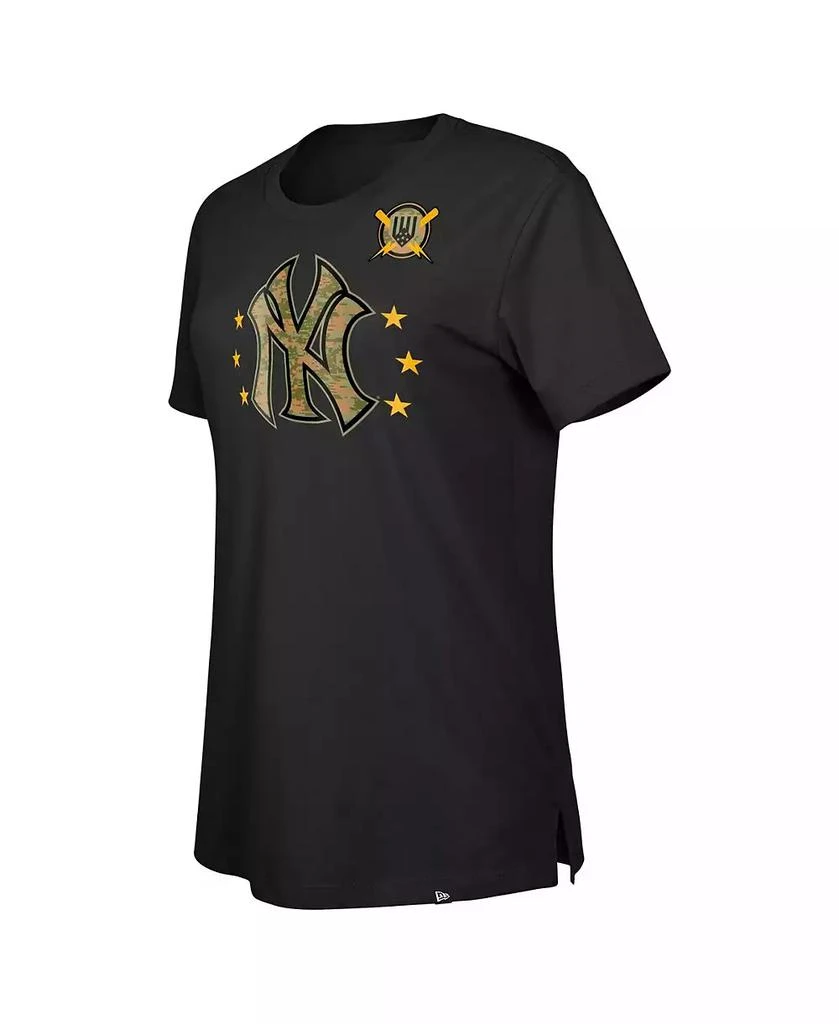 New Era Women's Black New York Yankees Armed Forces Day T-Shirt 2